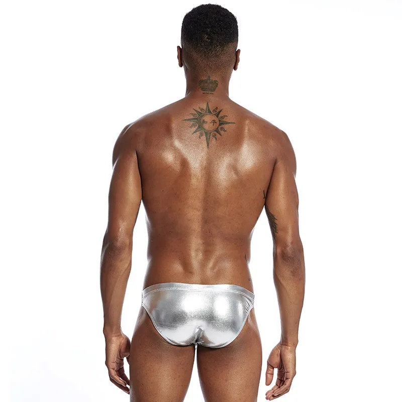Пикантная обувь из искусственной кожи Для мужчин трусы с низкой талией нижнее