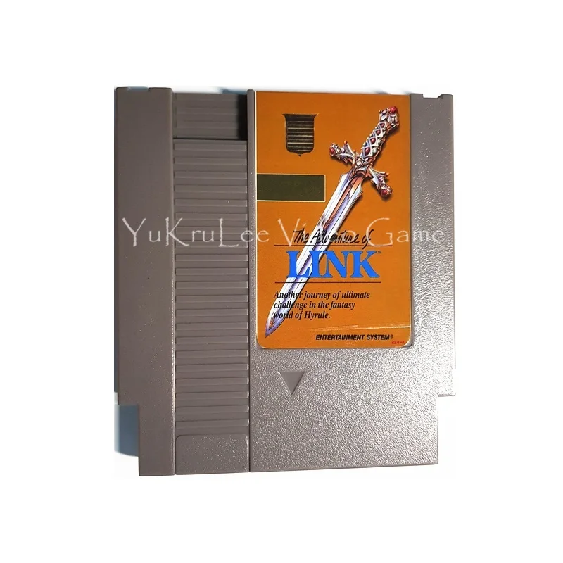 Zeld 2 Grey Zeld 2 Advanture of Link аксессуары для видеоигр карта для 72 Pin развлекательная система консоль EU/US универсальная версия - Цвет: Zeld 2 Grey