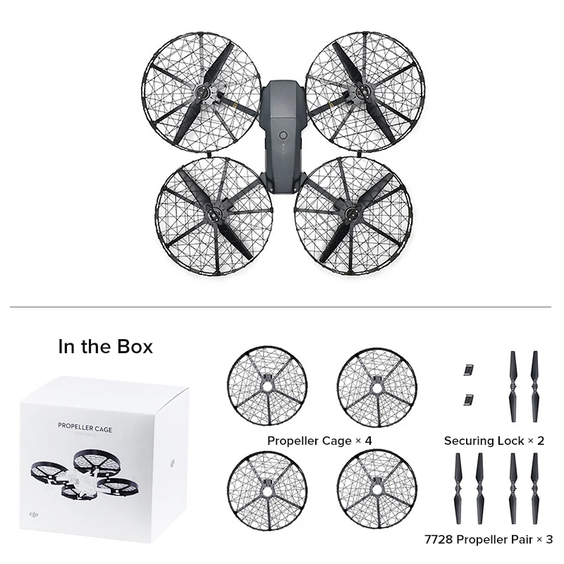 DJI Защитная клетка для пропеллера марки mavic pro клетка обеспечивает общую безопасность полета защищает людей и предметы от спиннинга пропеллеров для dji mavic pro