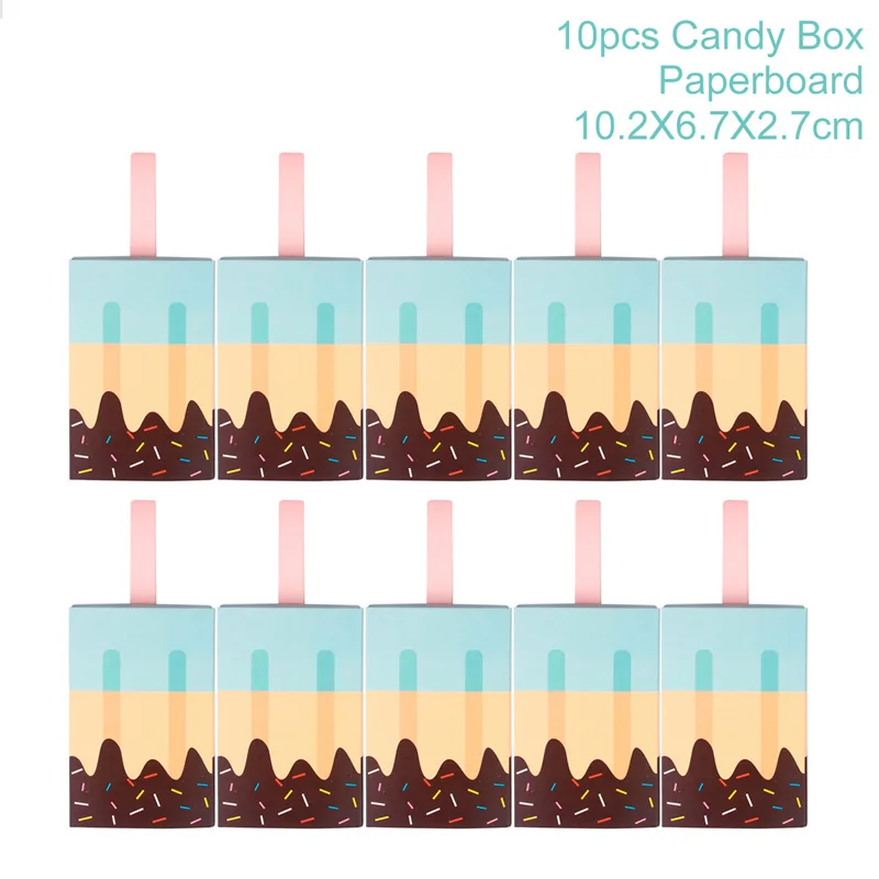 10pcs Blue Candy Box FENGRISE балоны на 1-й День рождения воздушный шар на 2-й день рождения От 1 до 2 лет для первого дня рождения декоративный латексный шар для детей - Цвет: 10pcs Blue Candy Box