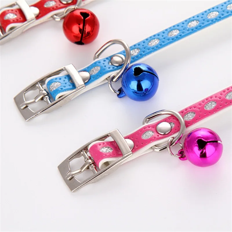 Ошейник для питомца кошки с поясом маленький колокольчик котята модный