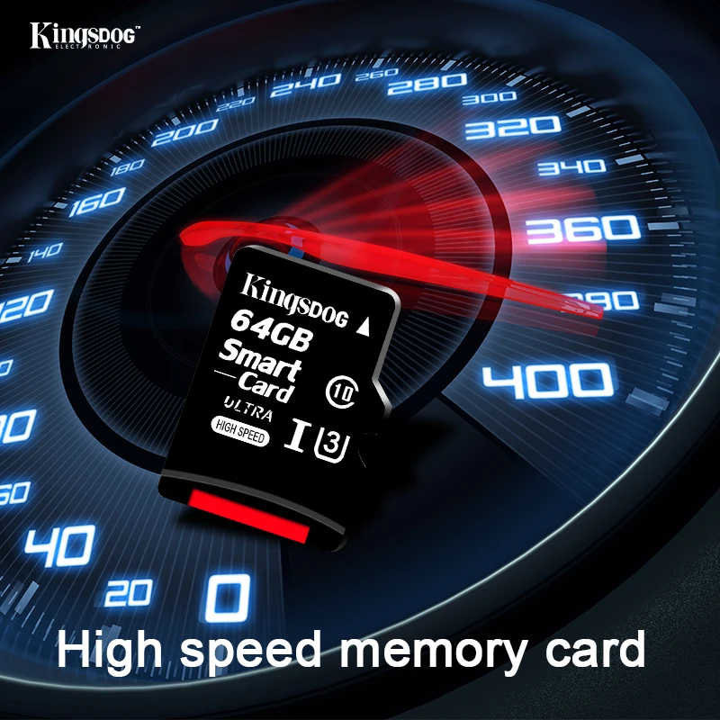 KINGSDOG Высокое качество Micro SD карта 32 Гб 64 класс 10 C10 UHS TF/SD карты 16 флэш 8 ГБ 4