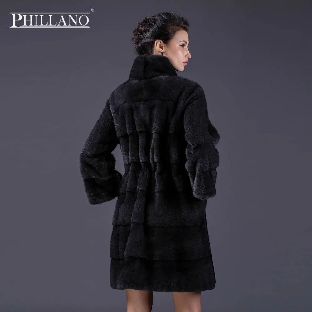 Горящие Товары PHILLANO 2016 Новинка Шубы Из Натурального Меха Норки Скандинавия Дания
