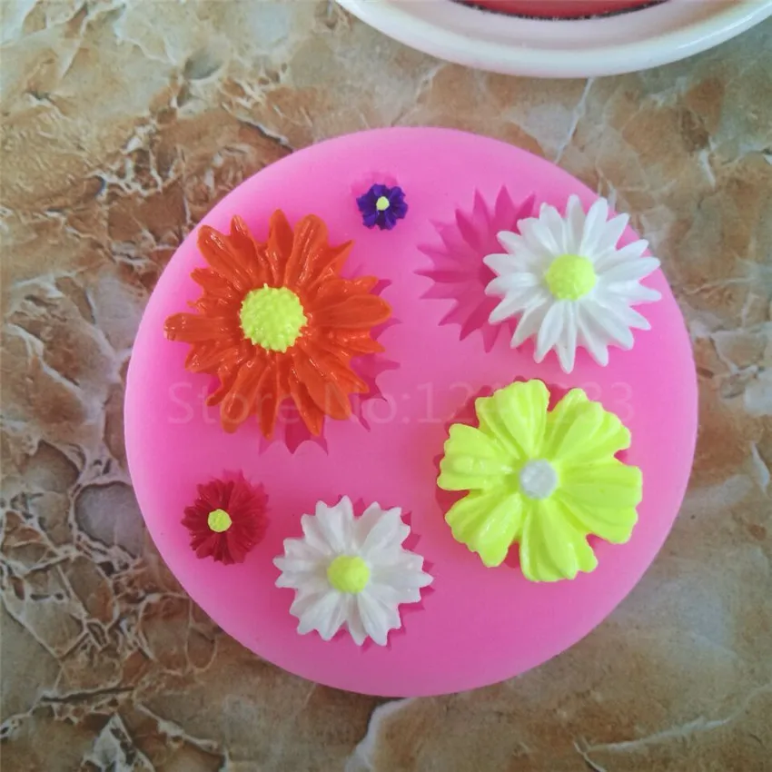 Высокого качества Sugarcraft цветок силиконовые формы помадка плесень торт украшая