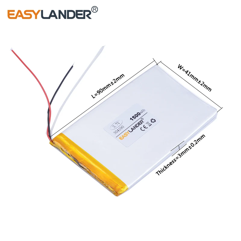 304190 3 7 v 1500mAh литий-ионная аккумуляторная батарея для китайского клон s6 телефона A5
