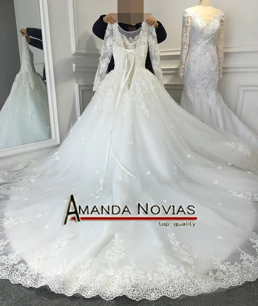 Бальное платье с длинным рукавом роскошный дизайн реальные фотографии 2019 |