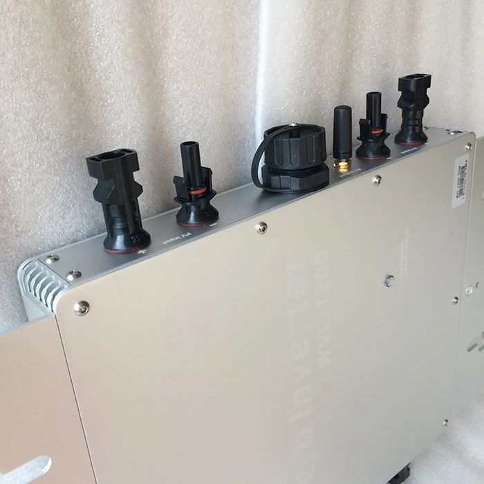 WVC1200 микро с сеточным управлением инвертор Вход DC22V-50V для AC180-260V В переменного тока, 50/60 Гц Водонепроницаемый IP65 Солнечный Мощность инвертор