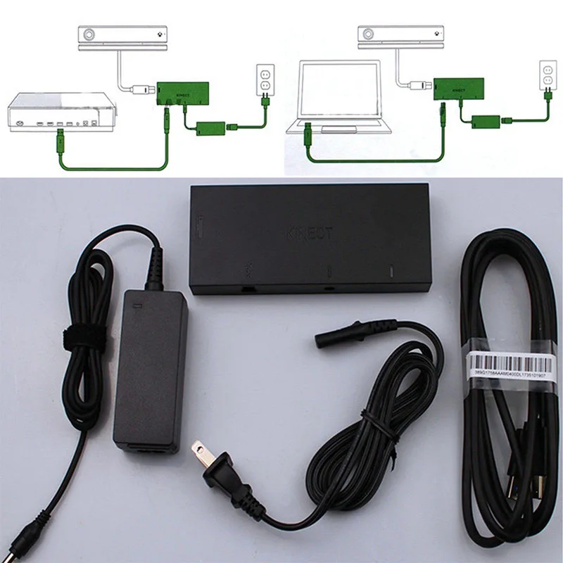 EastVita питания AC адаптер для xbox один тонкий/One X для Kinect Adapter Питание Kinect 2,0 Сенсор для windows 10/8. 1/8