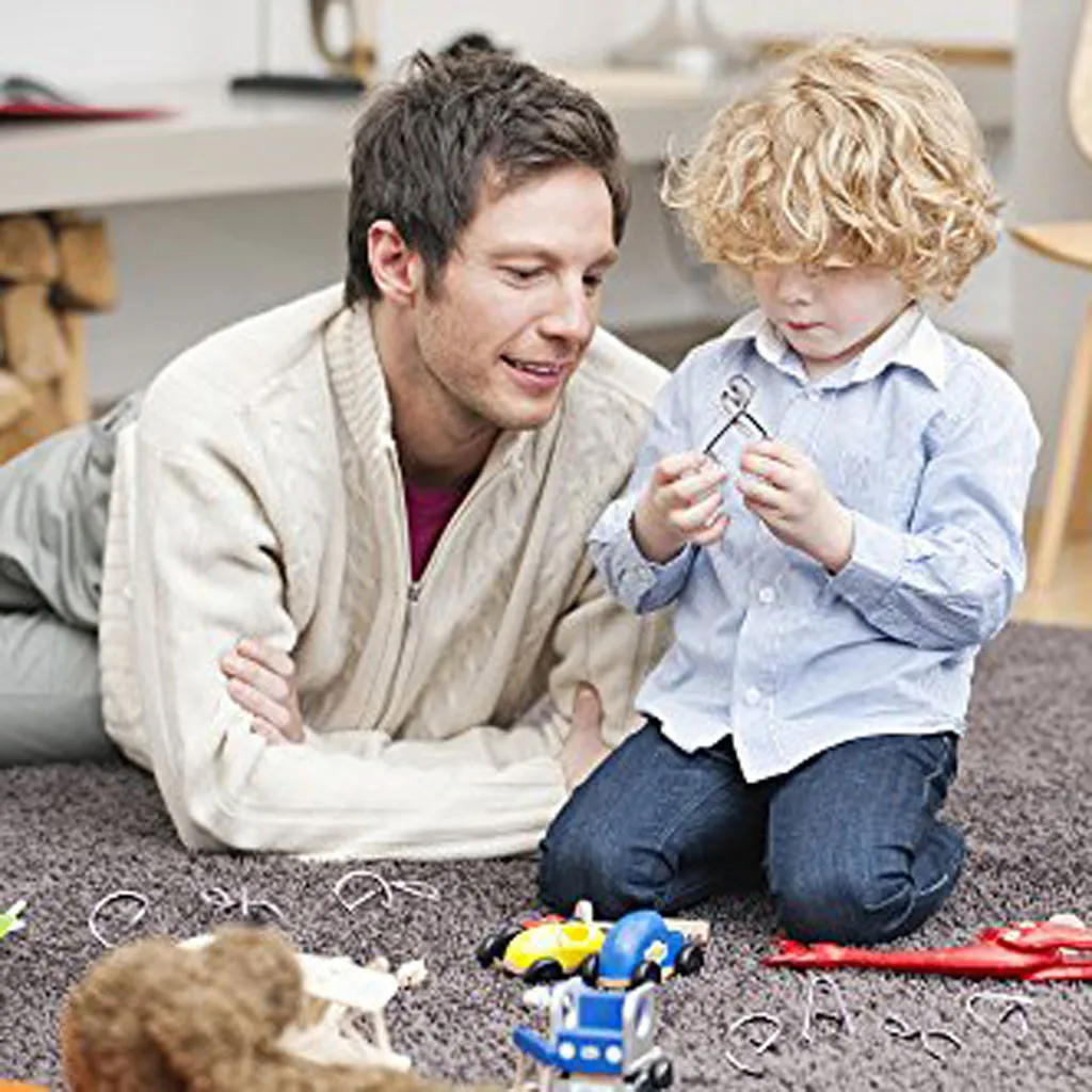 16 шт. металлическая проволока головоломка игрушка игра ум IQ тест волшебное