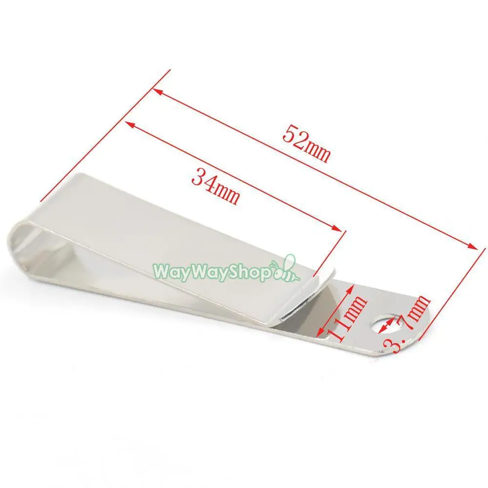 10 шт. кожаный зажим для ремня пружинная кобура универсальная пряжка 44 мм 52 63 85