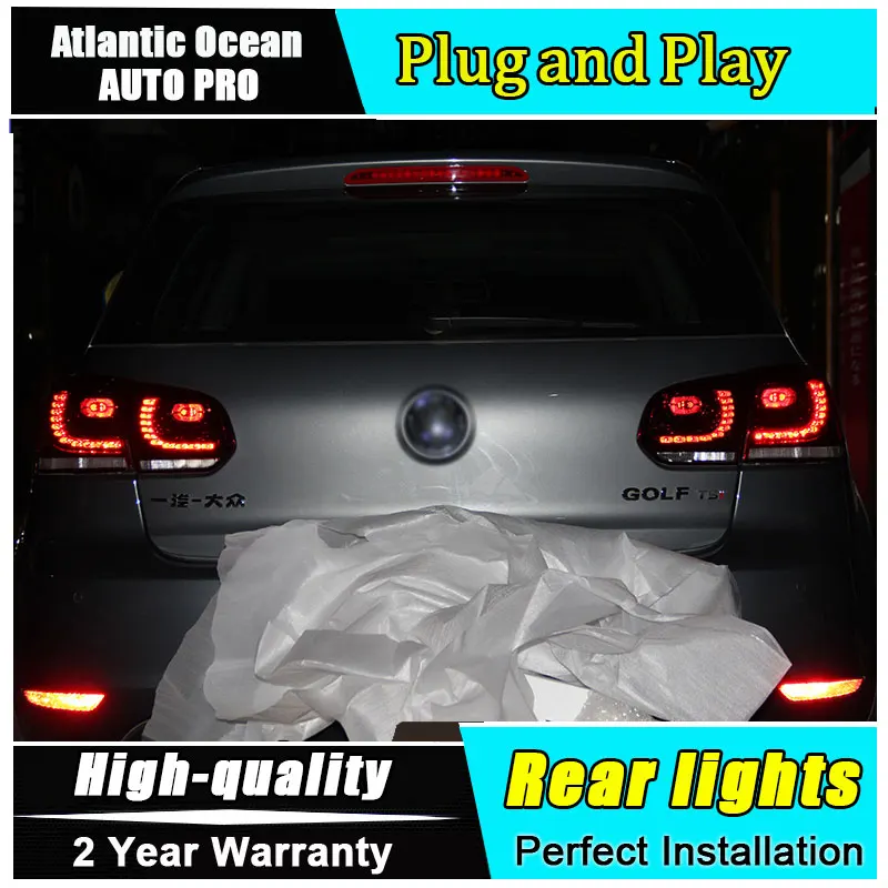 Автомобильный Стайлинг для VW Golf 6 LED светильник s 2009 2013 игры в гольф MK6 R