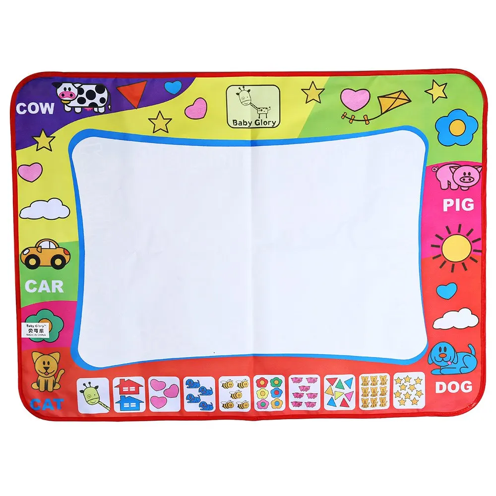 80 x 60cm Baby Kids Add Water with Magic Pen Doodle Painting Picture Drawing Play Mat in Toys Board Gift Christmas | Игрушки и хобби