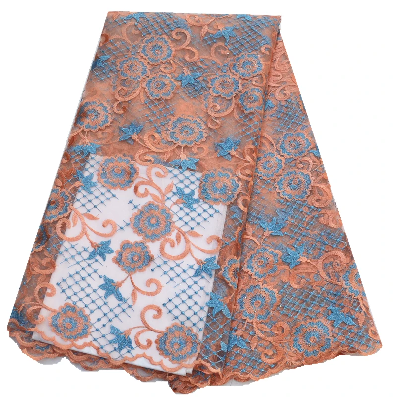 Новинка 2019 африканская кружевная ткань Лидер продаж французское Сетчатое