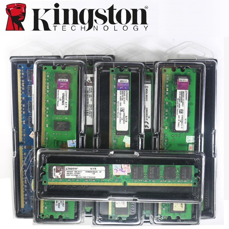Kingston1GB 2GB PC2 DDR2 4GB DDR3 8GB 667MHZ 800MHZ 1333MHZ 1600MHZ 8G 1333 Память RAM Модуль памяти компьютера