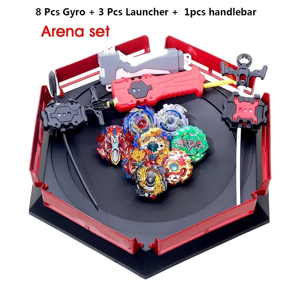 Takara Tomy все топы Bey Bay Burst набор пусковых установок Gt God Blade Blades Burst высокая производительность Battling Top Toys дети Bables Arena - Цвет: 8pcs 001