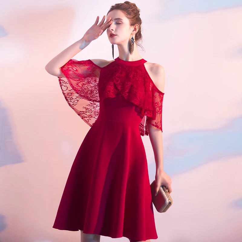 Винтажное короткое платье для выпускного вечера es vestido de festa сексуальный о-вырез белое нарядное платье длиной до колена вечерние праздничные платья для женщин