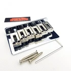 Вилкинсон электрическая гитара фиксированный мост струна через мост Steg струна 10,5 мм WOF01 хромированный серебристый