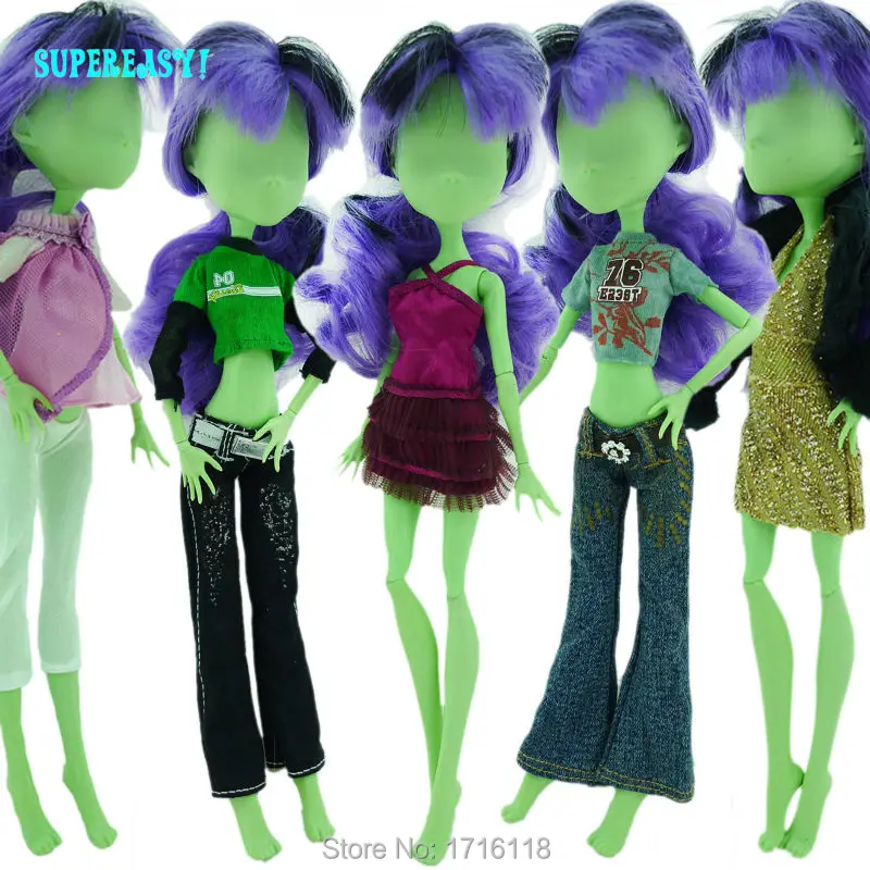 5 комплектов ручной вечерние на выбор одежда для куклы блузка платье монстра