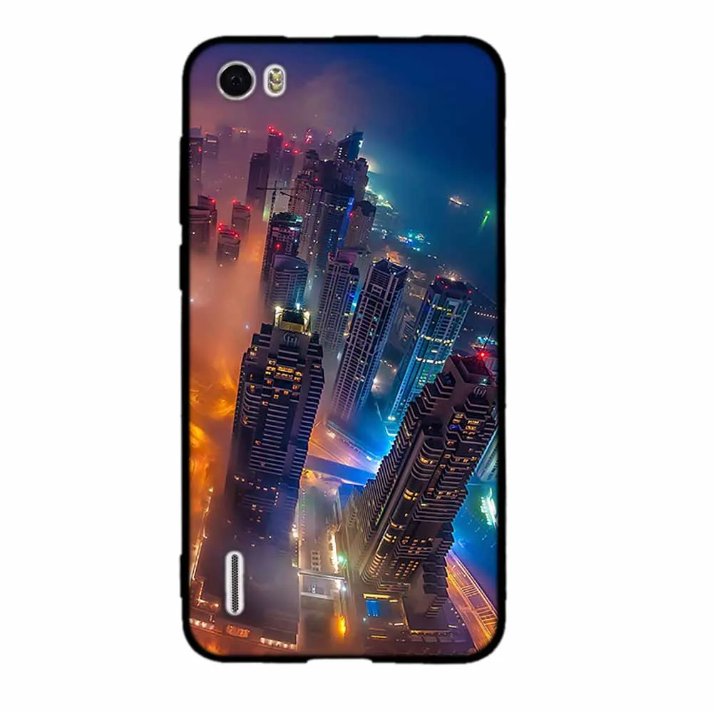 25 Чехол для huawei для НУА Вэй слава 6 Чехол H60-L01 H60-L02 H60-L04 H60-L12 Мягкий Силиконовый Модный чехол-сумка из ТПУ чехол Funda для Honor6 Coque бампер чехол - Цвет: 25