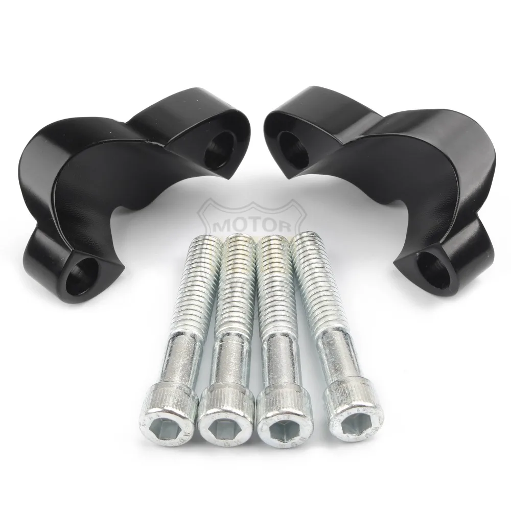 " Мотоцикл Руль Riser Kit Алюминий 1" бар повысить блок расширения Комплект для Harley Sportster XL1200X XL1200XS 48 2010