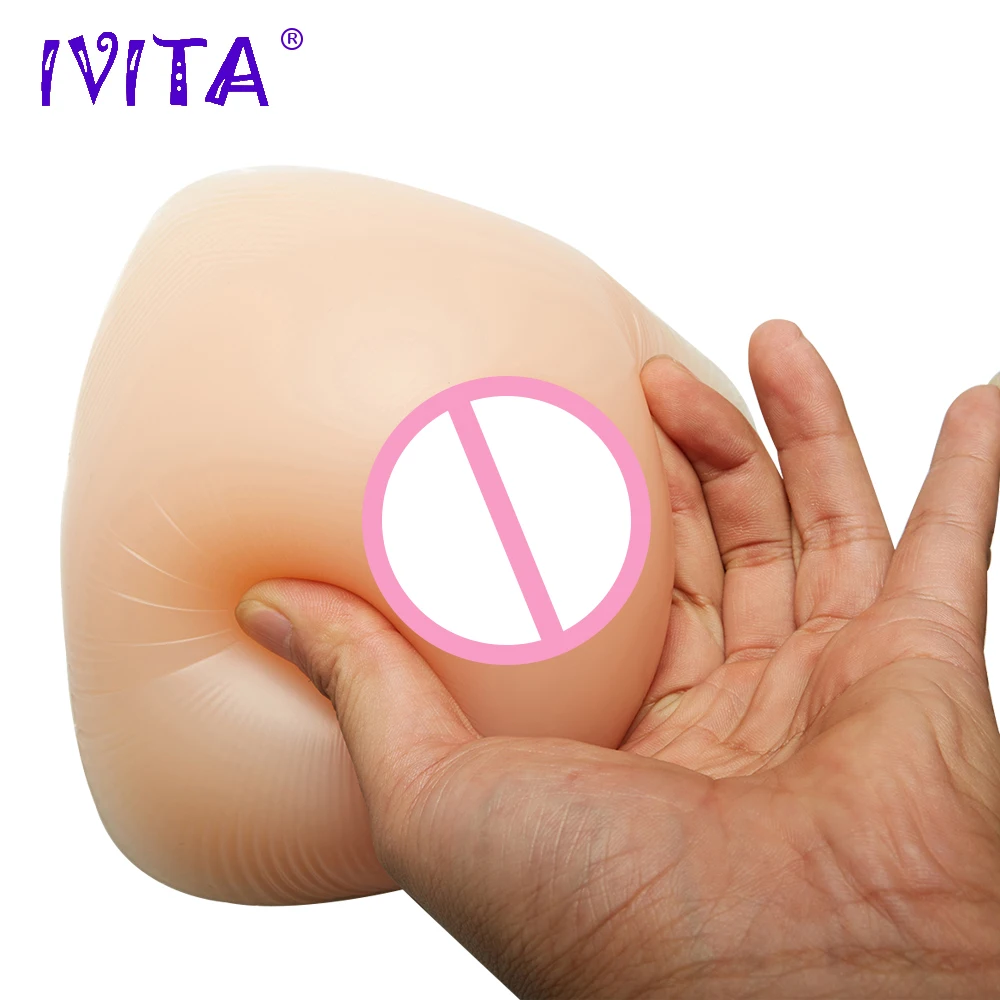IVITA 1600 г пара искусственные реалистичные силиконовые формы груди поддельные
