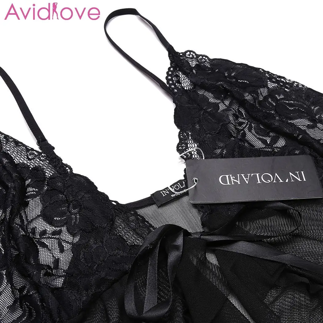 Avidlove женское сексуальное нижнее белье больших размеров костюмы открытая спереди