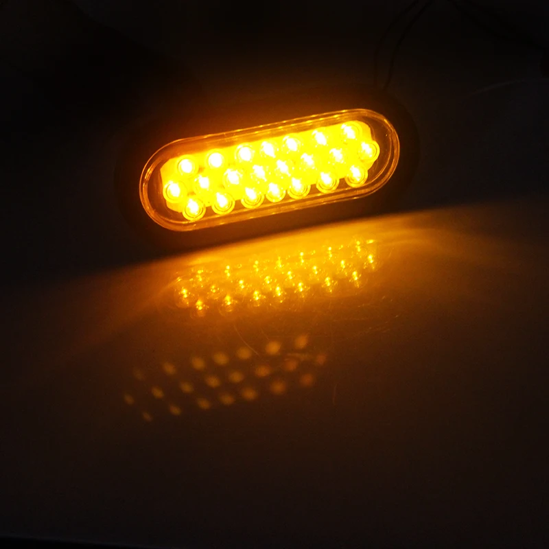 1 пара 6 &quotавтомобиль грузовик 22LED прицеп маркер хвост светильник заподлицо