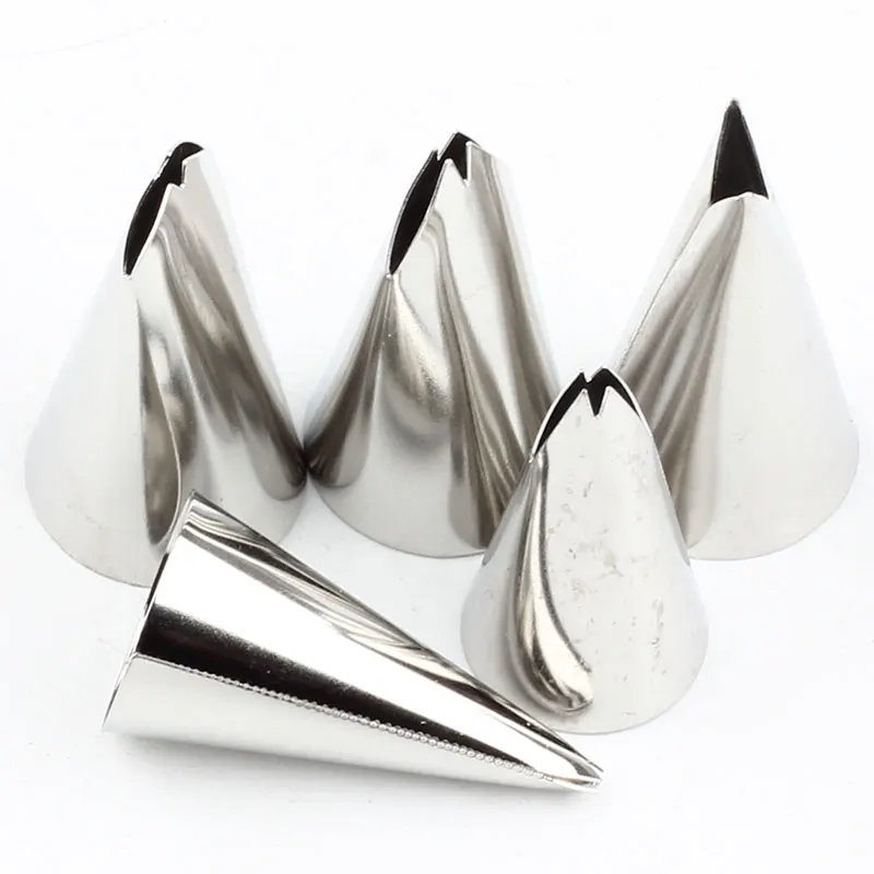 6 шт./компл. Набор насадок в виде листьев из нержавеющей стали кондитерские
