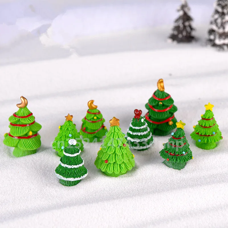 5 шт. миниатюрные украшения для сада с надписью Merry Christmas|Статуэтки и миниатюры| |