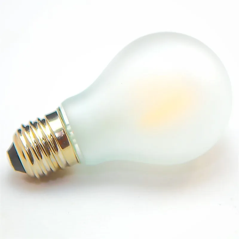 Затемняемый E27 4W 6W 8W COB Чип 400 800LM 4000 K 5000 холодный белый матовый LED лампа накаливания