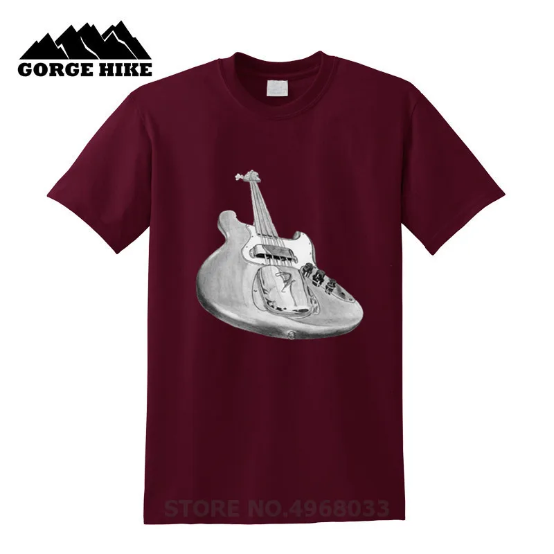 Тяжелый металл стиль Рок музыка F бас гитара футболка Crewneck свободная подарок на
