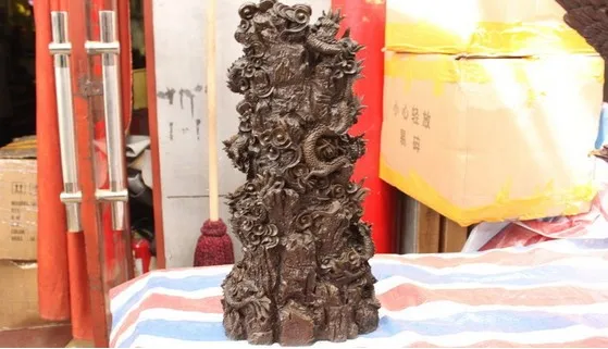 YM 319 60 см Φ Nine Dragon Kwan-Yin Pure китайский буддийский Quanyin | Дом и сад