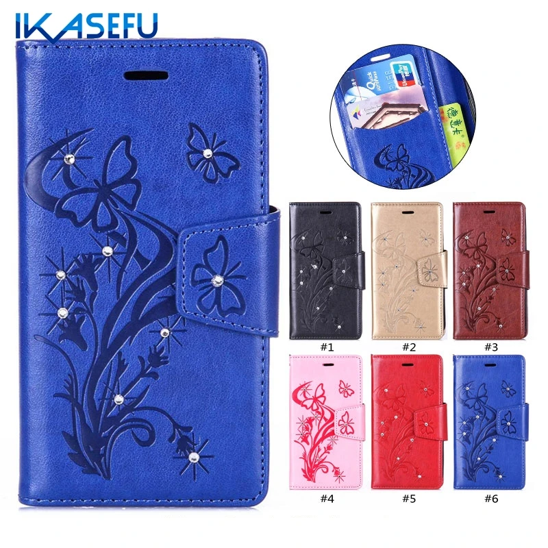 Ikasefu новейшие модные Coque кожаный бумажник крышка Подставка защитная Магнитная