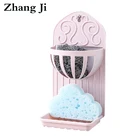 Zhang Ji самоклеющиеся ПП полки двухслойные сливные полки для ванной мыльница для ванной комнаты кухонный аксессуар настенная стойка