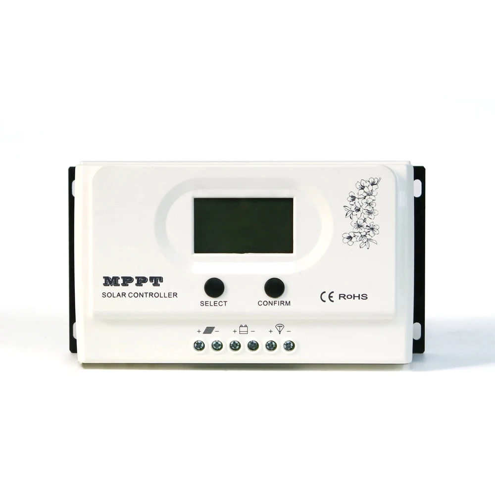 Wiser3 20A 30A 40A 50A MPPT Контроллер заряда с ЖК дисплеем RS485communication 12В/24В авто|solar charge