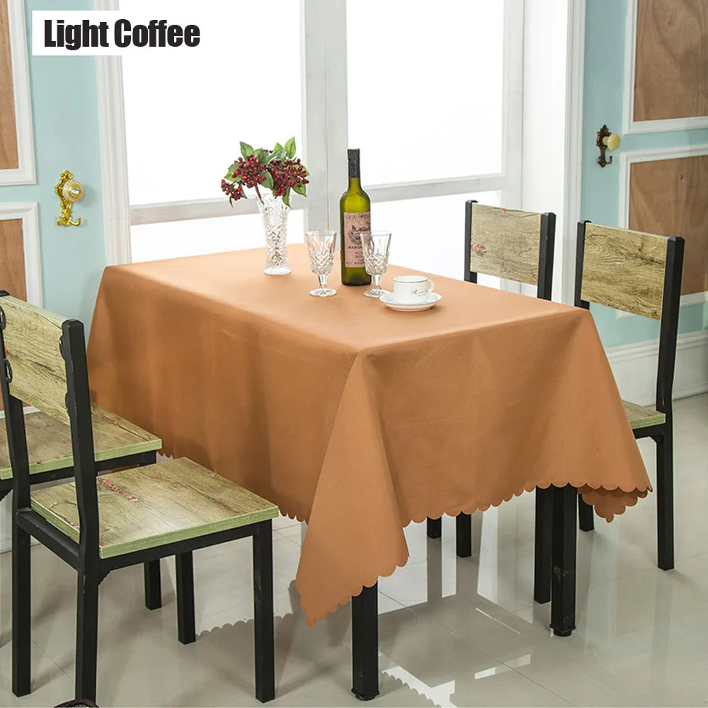 1 шт. однотонная простая квадратная скатерть моющаяся для отеля ресторана