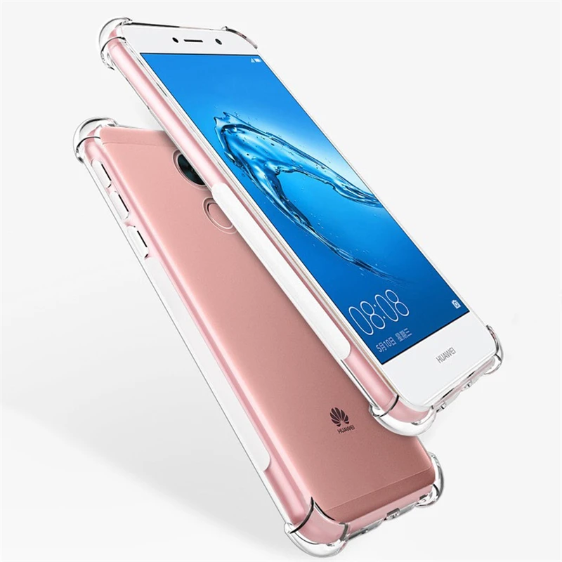 Противоударный прозрачный мягкий силиконовый чехол для телефона Huawei P20 Pro