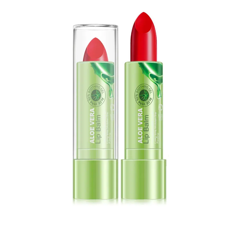 KISSBEAUTY Натуральная губная помада с алоэ вера увлажнитель длительного действия