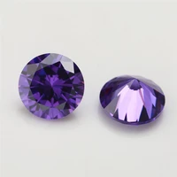 1mm 3mm violet cz gemstone color cubic zirconia wuzhou factory