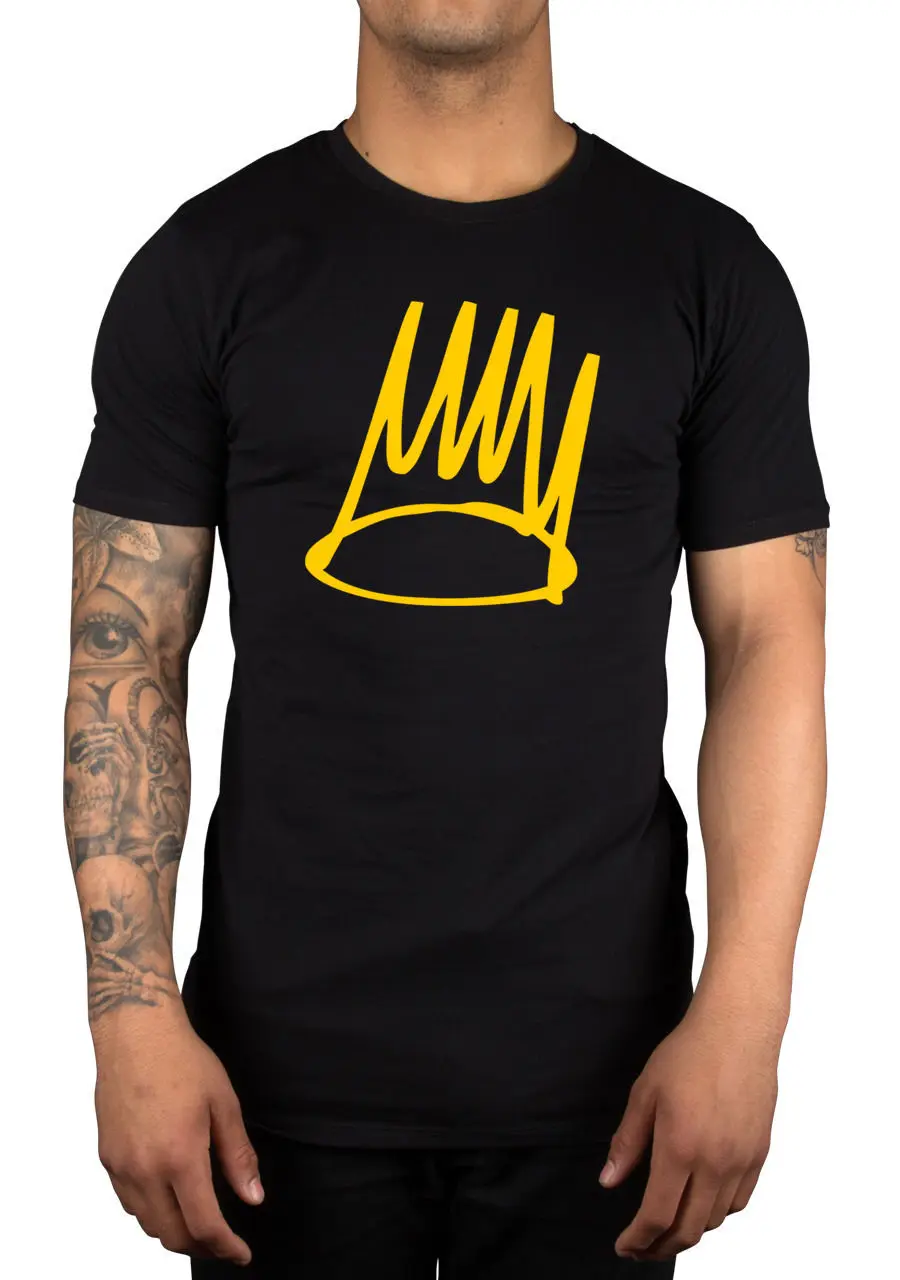 Футболка мужская с логотипом J Cole Born Sinner модная повседневная рубашка унисекс в
