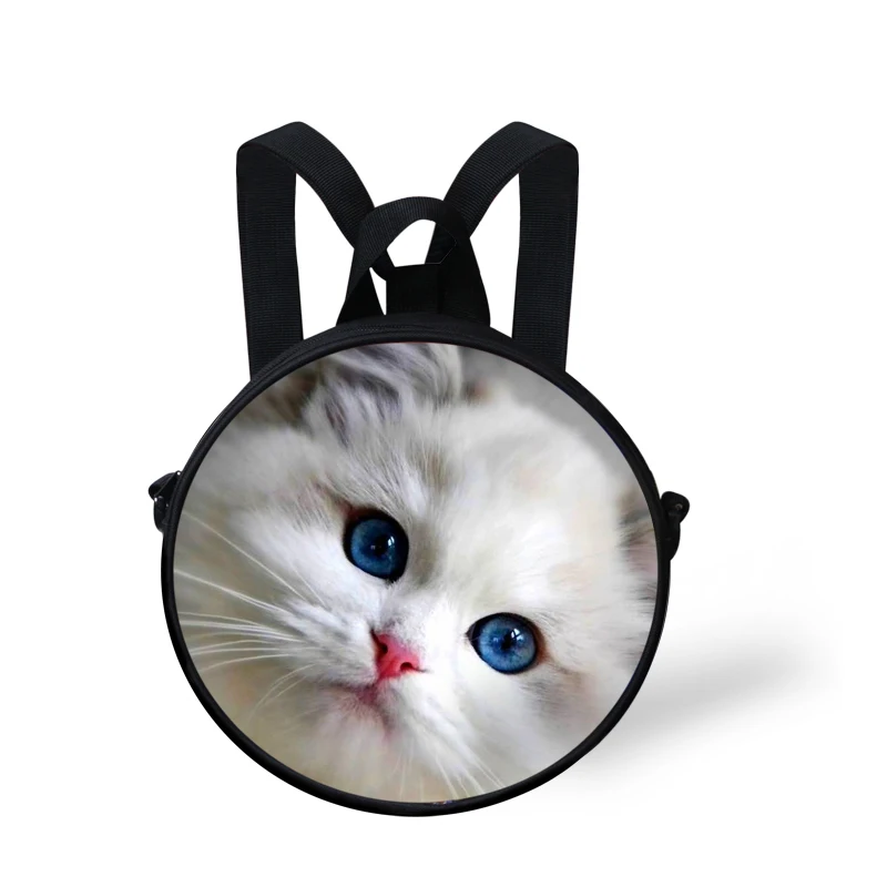 Милый Ragdoll Экзотические моды сумка часы мини для девочек и мальчиков круглый