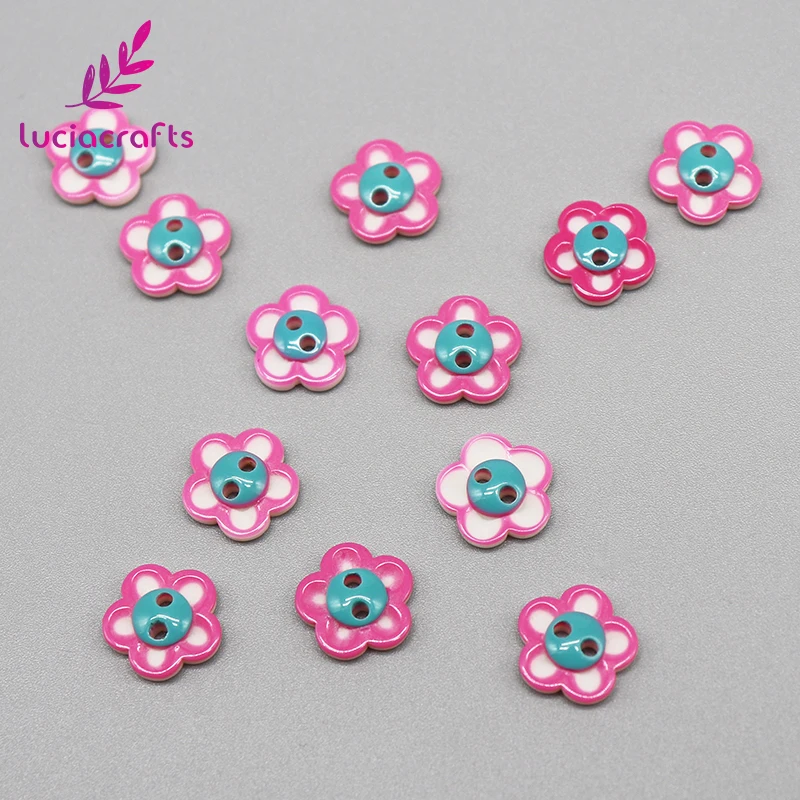 12 шт./48 шт. пуговицы с двумя отверстиями мм|buttons resin|flower buttonssewing diy |