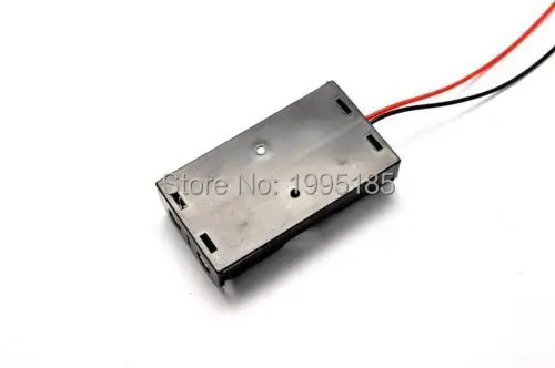 

2*AA 3V Battery Holder Box Case with wire WITHOUT COVER 2xAA 2x1.5V 5#