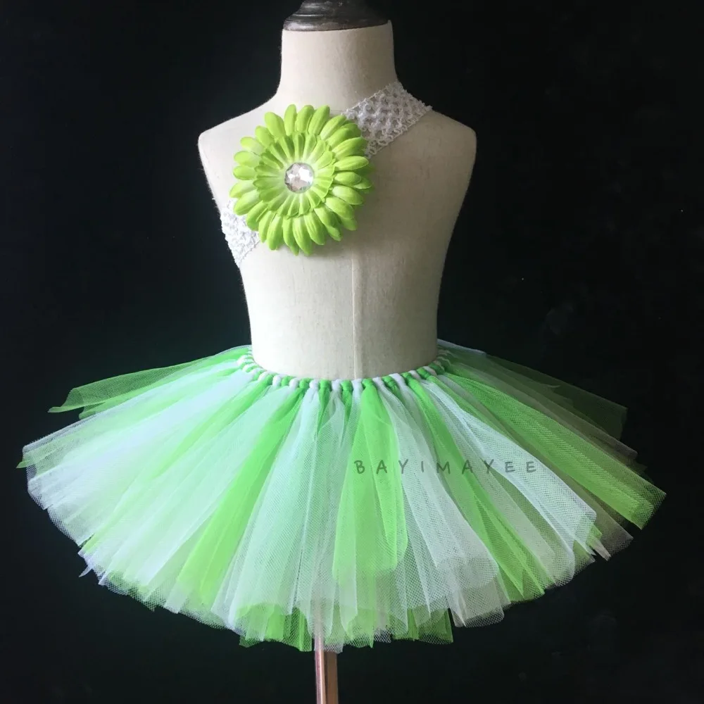 Яркие юбки пачки для девочек Детские пышные балетные танцев с бантом повязка на