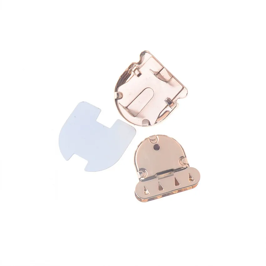 Бесплатная доставка 1 комплект застежка для кошелька или сумочки цвета розового