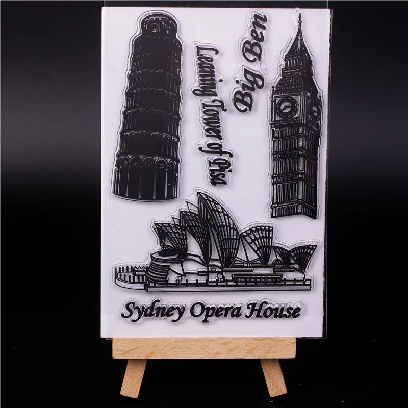 Резиновый силиконовый прозрачный штамп для transparтампонов прозрачная печать