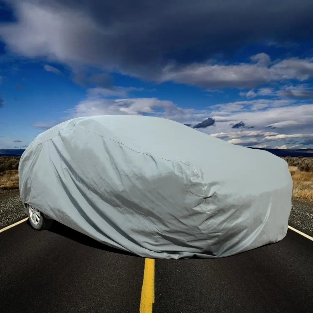 Nonwoven Fabric Waterproof SUV Car Cover Outdoor Sunscreen rain insulation thick general protective cover