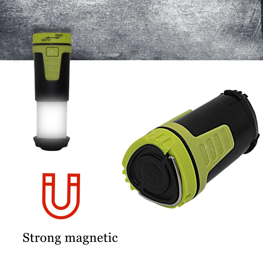 Светодиодный портативный мини фонарь складная палатка 3 режима магнитный