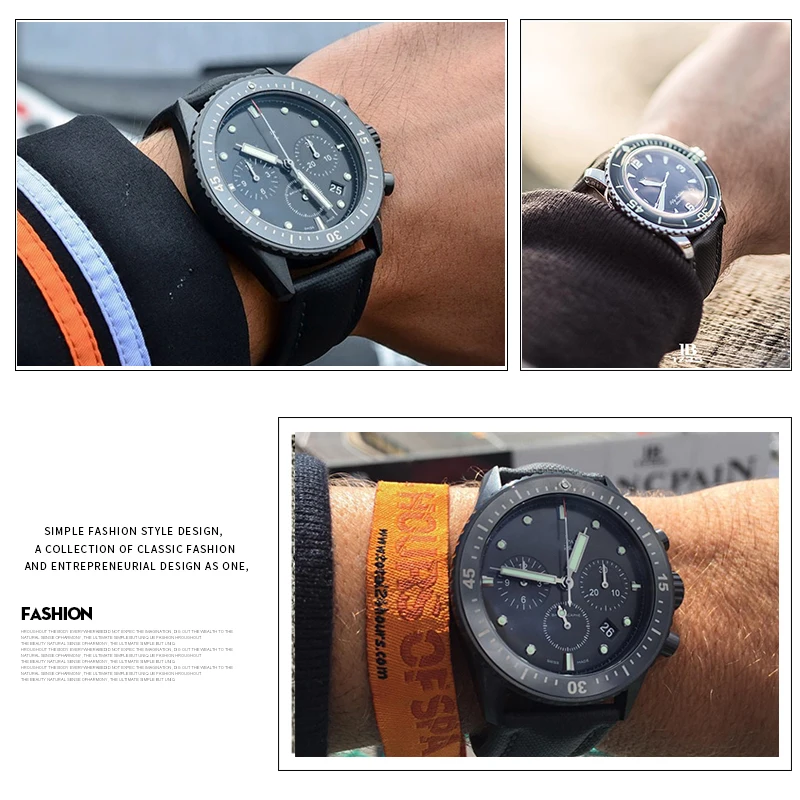 Ремешок складной из воловьей кожи для наручных часов 23 мм|Ремешки часов| |