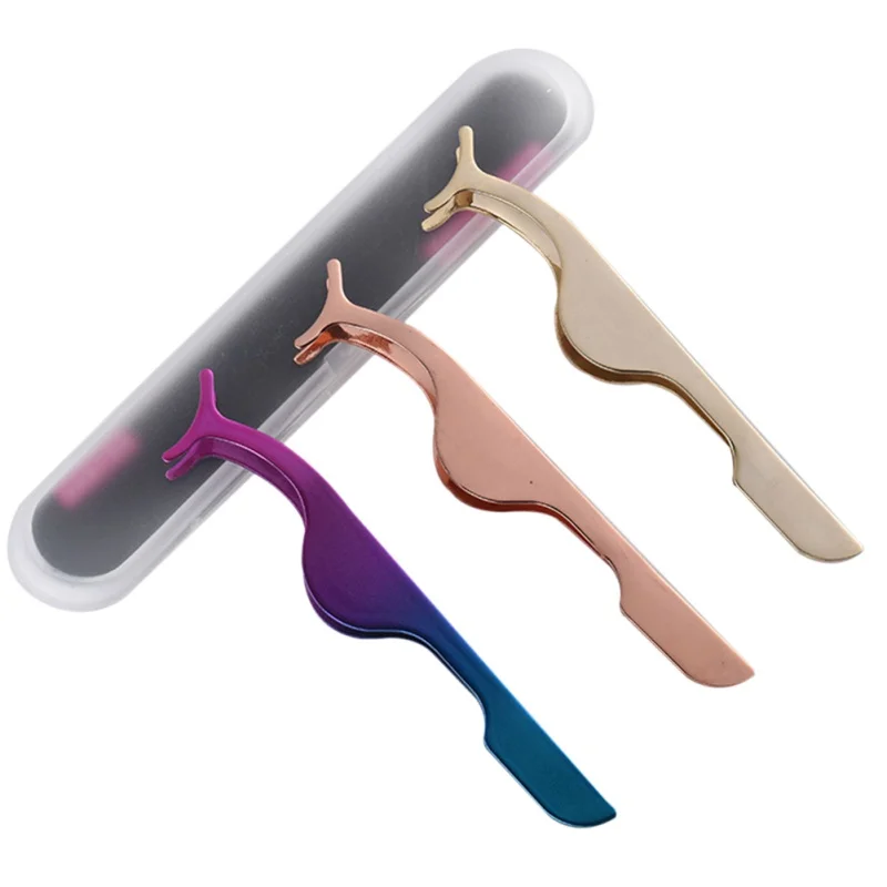 1 шт. накладные ресницы аппликатор для ресниц Пинцет наращивания пинцет удаления